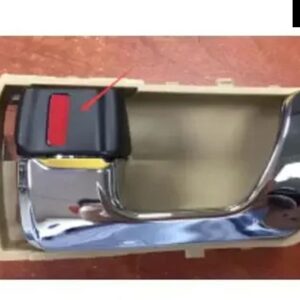 1個 ブラッククロームインナー ドアハンドル パジェロ V73 MR432271 ロック モンテロ V97 フロントとリア スイッチ フレーム なし H77 - beige L