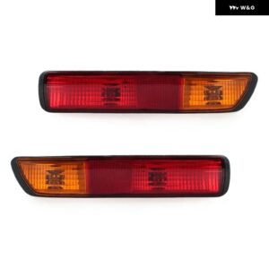 1個 リアバンパー ブレーキライト パジェロ V70 2000-2002 MR508783 テールウィンカー リフレクター ランプ 電球 付き モンテロ V60 - Left and Right