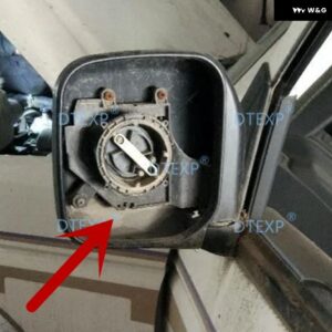 1 2個 LHD サイドミラー ガラスラウンド ホルダー 付き パジェロ V30 MB696520 モンテロ 2TH リアガラス SHOGUN 1989-1999 - Left glass