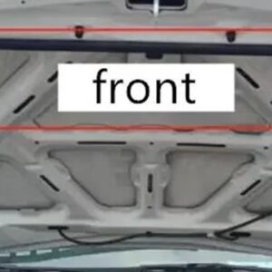 1個 フードゴムシール パジェロ スポーツ ガソリン 2007-2014 キロ KH 5902A187 ボンネット ゴムストリップ モンテロ スポーツ非ディーゼル - front 5902A187