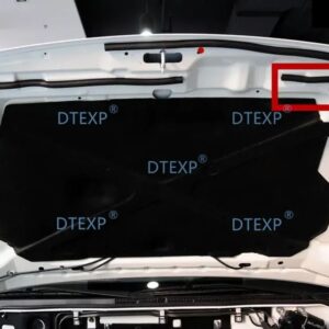 1ピース フードゴムシール パジェロ V73 ボンネット ゴムウェザーストリップ モンテロ 車体ゴム将軍 V77 V75 MR437091 - L small MR437095