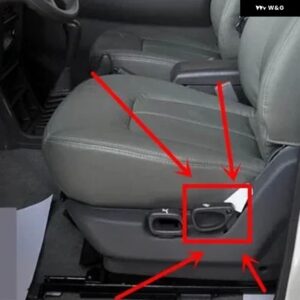 1 4個 シート手動調整ドライバー調整 スイッチ パジェロ V30 MB792472 レンジ モンテロ V40 V20 ノブスライド - backrest adjust