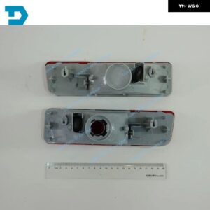 1ピース 2003-2007 リフレクター アウトランダーリアバンパー ランプエアトレックバックサイド フォグランプ バルブ 無 MN150519 第一世代 - 2 PCS
