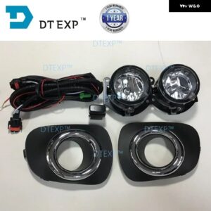 Eマーク フォグランプセット パジェロ スポーツ 2007-2012 KH00 フロントライト モンテロ スポーツ バルブ ワイヤー スイッチ 付 6400B641 - 2007 chrome e-mark