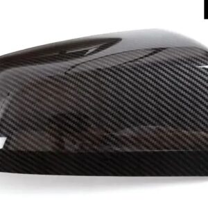 2個 クロームカーボンサイドガラスシェル ステッカー パジェロ V90 1ペア ショーグン V80 バックミラー カバー モンテロ - 1 Pair Carbon