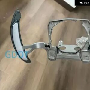 2個 アルミ シフト ペダルカバー ランサー 2007-2019 CX CY CZ ギアチェンジ ステッカー パジェロ スポーツ KH NOT ASX - Grey