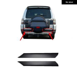 1個 2 バックドアアンダーガーニッシュ パジェロ V90 2007-2011 テールドア プロテクター カバー モンテロ V80 ドアカバー 5837A010 - 2 PCS