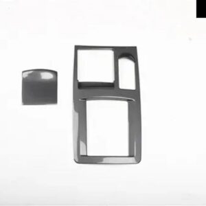 1 キット LHD WINDOWS スイッチ カバー ステッカー ランサー CY カーボンボード FORTIS GT CX ドア 装飾 プレート EVO 10 X - shift b