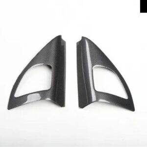 1 キット LHD WINDOWS スイッチ カバー ステッカー ランサー CY カーボンボード FORTIS GT CX ドア 装飾 プレート EVO 10 X - horn 2 pieces