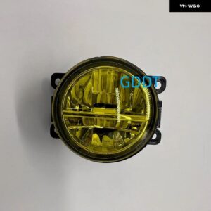 1個 黄色 LED ハロゲン フォグライト アウトランダーアングルアイ フロントランプ パジェロ V90 クリアランスライトランサー GT ASX - led A