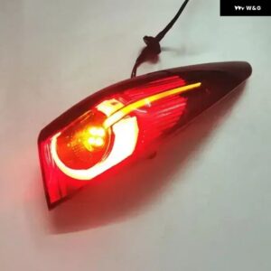 1個 LED テールライト MAZDA3 サルーン 2020-2024 トップオプション リアランプ アクセラ パーキング ウインカー ハッチバック ではありません - saloon R OUT