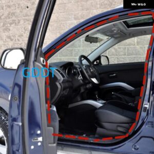 1個 ボディドアゴムシールアウトランダー CW 2008-2012 インナー 5725A127XA ポストストリップエアトレック クッション ウェザーストリップ開口部 - Front Left