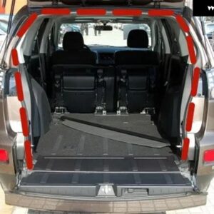 1個 ボディドアゴムシールアウトランダー CW 2008-2012 インナー 5725A127XA ポストストリップエアトレック クッション ウェザーストリップ開口部 - tail door