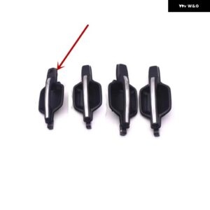 1ピース 無塗装 LHD ドアハンドル パジェロ V73 V77 無色クロームストリップ モンテロ - 4 pieces no hole