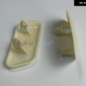 2個 無塗装カーボン ヘッドライト スプレーノズルランサー 8264A038 CX CY CZ ヘッドランプ ウォッシャーカバー FORTIS JET EVO 10 - no painting