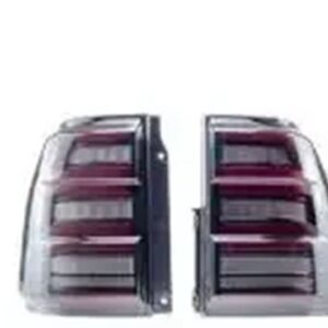 2個 スモークブラック LED テールランプ パジェロ V90 5 ドアランニングブレーキリバースダイナミックライト モンテロ ウインカー SHOGUN - Red
