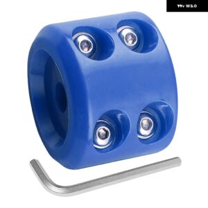 ウインチ ケーブル フックストッパー衝撃吸収ゴムコードプラグカー プロテクター 引っ張り跳ね返りと摩耗を防止牽引フックを - Blue