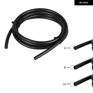 20メートル TPU 気管ホース外径 6/8/10MM エア圧縮機エア圧 ポンプ 高圧コンプレッサー - 6X4 MM black