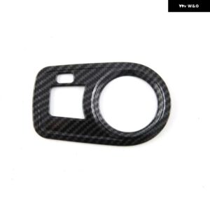 LHD RHD MG4 ムーラン MG 4 EV 2022 2023 ABS カーボン ヘッドライト 調整スイッチ左 コントロール ボタン カバー アクセサリー - RHD ABS carbonfiber