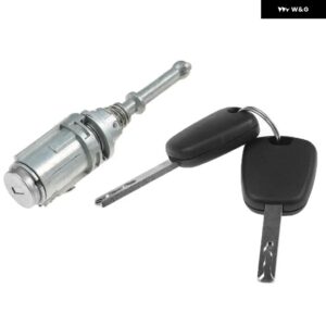 フロント左ドアロックバレル シトロエン C2 C3 2002-2010 256924 9170T9 9170W9 9170T5 - 2 keys