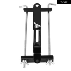 ブラケット ホルダー 耐食性 クロスバーバッテリー ホルダー 防錆バッテリーラック肥厚ヨット トラック - WHITE