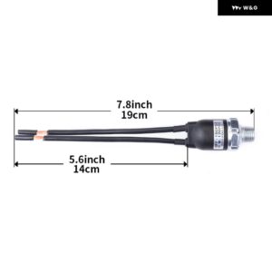 12 V/24 V 1/4NPT エアコン プレッサー圧力 制御 スイッチ バルブ 120-150/150-175 PSI - 120-150PSI