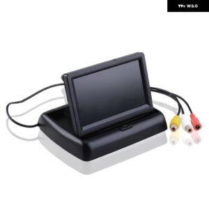 カー スタイリング ワイヤレス 4.3インチ TFT 液晶画面カーモニター ディスプレイ リアビューリバースバックアップカメラ カー TV ディスプレイ WIFI - Standard