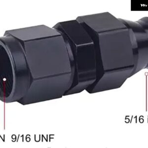 アルミ AN6 メス - 5/16インチ 3/8インチ 1/4インチ 1/2インチ チューブ 継手ハードライン アダプター - F-AN6 to 5-16