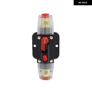 リセット可能なサーキット ブレーカー 20A 30A 40A 50A 60A 80A 100A 125A 150A トラックリセット可能なヒューズショート ヒューズ ホルダー - 60A