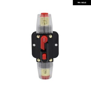 リセット可能なサーキット ブレーカー 20A 30A 40A 50A 60A 80A 100A 125A 150A トラックリセット可能なヒューズショート ヒューズ ホルダー - 100A