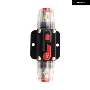 リセット可能なサーキット ブレーカー 20A 30A 40A 50A 60A 80A 100A 125A 150A トラックリセット可能なヒューズショート ヒューズ ホルダー - 20A