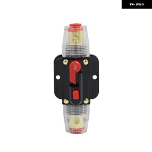 リセット可能なサーキット ブレーカー 20A 30A 40A 50A 60A 80A 100A 125A 150A トラックリセット可能なヒューズショート ヒューズ ホルダー - 30A