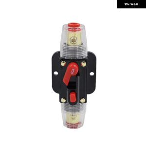 リセット可能なサーキット ブレーカー 20A 30A 40A 50A 60A 80A 100A 125A 150A トラックリセット可能なヒューズショート ヒューズ ホルダー - 40A