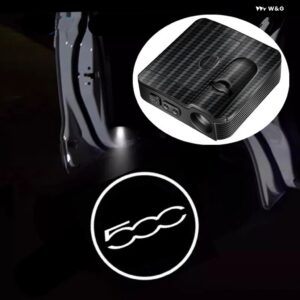 500 プロジェクターカーテシランプワイヤレスドア LED ウェルカムライトパンダグランデパリオ DUCATO TIPO フリーモント DOBLO アクセサリー - Angel Wings