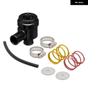 自動再循環ダイバーター 20V 1.8T 25MM ブローオフ バルブ ターボ BOV ダンプ バルブ VW ゴルフ BORA PASSAT GTI BOV-007-BK - BOV-007-BK