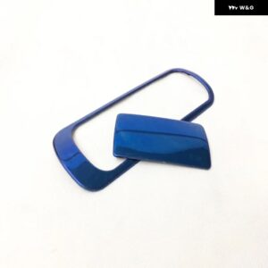 シトロエン C5 AIRCROSS 2017 2018 ステンレス 副パイロット グローブ ボックス ハンドル装飾カバー トリム フレーム カー スタイリング アクセサリー - ss blue