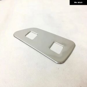 シトロエン C5 AIRCROSS 2017 2018 ステンレス リア トランク リッドドアスイッチ ボタン 装飾 フレーム カバー アクセサリー - ss silver