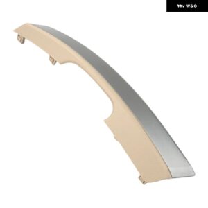 インナードアプル トリム カバー 左右 インテリアドア アームレスト 装飾 パネル カローラレビン 2014-18 - Beige Right