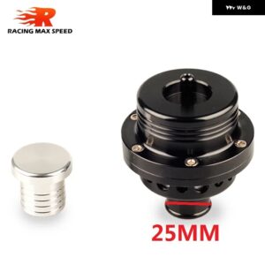 自動 25MM デュアルピストンブローオフ バルブ ターボ 1.8T VW ゴルフ MK4 ジェッタ A4 B5 BOV ダンプ バルブ - black 25MM