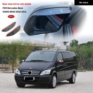 V-CLASS VITO VIANO W639 W447 2010-2022 ウィンドウ バイザー ウィンドウレインガード リアルーフ サンレイン シェード ベント バイザー スポイラー - W639 2010-2015