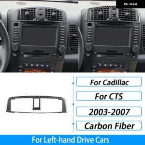 キャデラック CTS 2003-2007 カーボンセンター コンソール ギア シフト エア アウトレット パネル トリム スイートカー インテリア アクセサリー ステッカー - 7