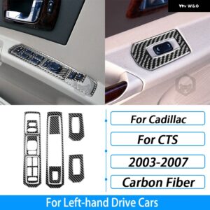 キャデラック CTS 2003-2007 カーボンセンター コンソール ギア シフト エア アウトレット パネル トリム スイートカー インテリア アクセサリー ステッカー - 12