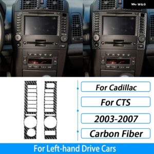 キャデラック CTS 2003-2007 カーボンセンター コンソール ギア シフト エア アウトレット パネル トリム スイートカー インテリア アクセサリー ステッカー - 8
