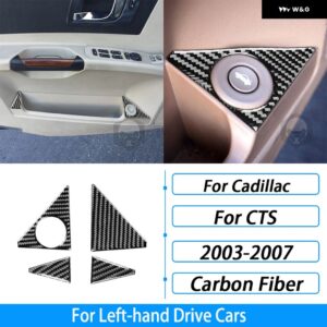 キャデラック CTS 2003-2007 カーボンセンター コンソール ギア シフト エア アウトレット パネル トリム スイートカー インテリア アクセサリー ステッカー - 1