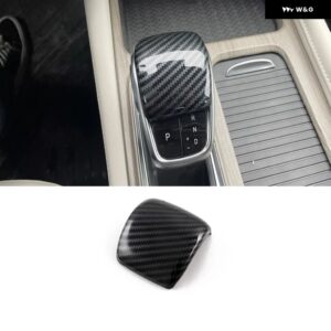 CHERY OMODA 5 C5 FX 2022 2023 2024 ABS インテリア アクセサリーセンター CONLOSE ギア シフト パンルフロントウォーターカップ ホルダー カバー - ABS carbonfiber A