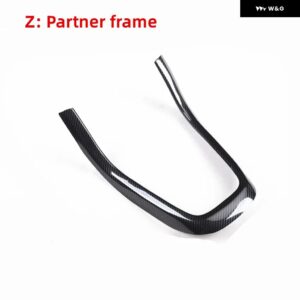 インテリア トリム 5D VW ゴルフ 6 MK6 2009-2013 カーアクセサリーカーボンセンター コンソール ABS パネル ゴルフ MK6 ステッカー RHD - Z Partner frame