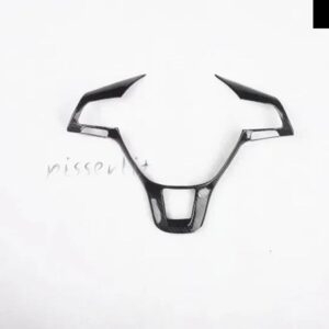 VW ゴルフ MK7 2013-17 インテリア 装飾アクセサリーセンター コンソールドアバー ステアリングホイール パネル ステッカー - a2