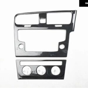 カー スタイリング カーボン ABS トリム 装飾 ステッカー VW ゴルフ 7 GTI R GTE GTD MK7 2013-2017 RHD カーアクセサリー - E