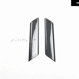 カー スタイリング カーボン ABS トリム 装飾 ステッカー VW ゴルフ 7 GTI R GTE GTD MK7 2013-2017 RHD カーアクセサリー - gray