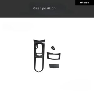 キャデラック ATSL 2014-16 アクセサリー ABS カーボン スタイル 装飾車 インテリア トリム ステッカー センター コンソール